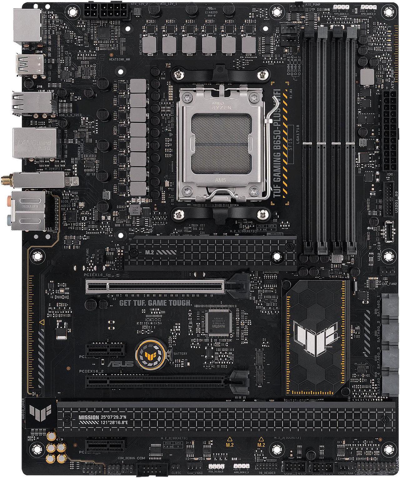 Alt view image 2 of 4 - ASUS Mainboard TUF Gaming B650-Plus WiFi - ATX - Socket AM5 - AMD B650