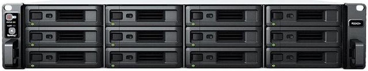 Synology RackStation RS2423+ - NAS server - 12 bays - rack-mountable - SATA 6Gb/s - RAID JBOD, RAID 0, 1, 5, 6, 10 - RAM