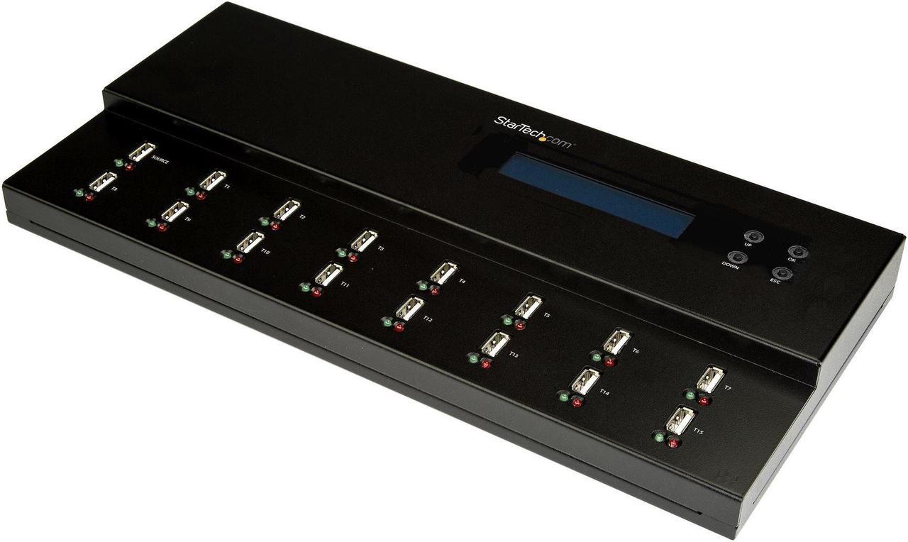 StarTech.com USBDUPE115 USB Duplicator, 1:15, USB Flash Drives, Flash Drive Duplicator