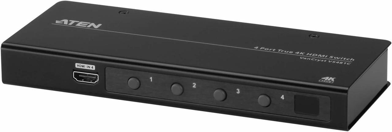 ATEN VS481C 4-Port True 4K HDMI Switch - video/audio switch - 4 ports