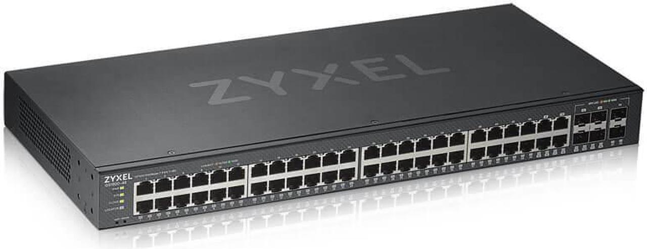 Zyxel GS1920-48v2 - Switch - smart - 48 x 10/100/1000 + 4 x combo Gigabit SFP + 2 x Gigabit SFP - rack-mountable