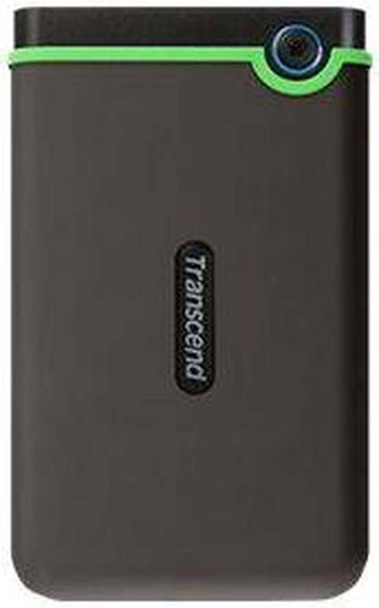 Transcend StoreJet 25M3C - Hard drive - 2 TB - external (portable) - 2.5" - USB 3.1 Gen 1 - iron grey