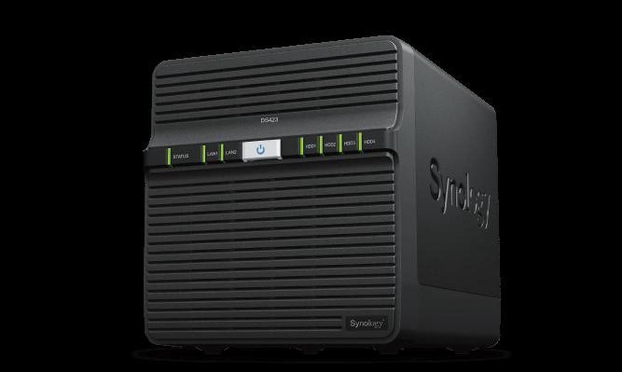 Synology Disk Station DS423 - NAS server - 4 bays - SATA 6Gb/s - RAID JBOD, RAID 0, 1, 5, 6, 10 - RAM 2 GB - Gigabit Eth