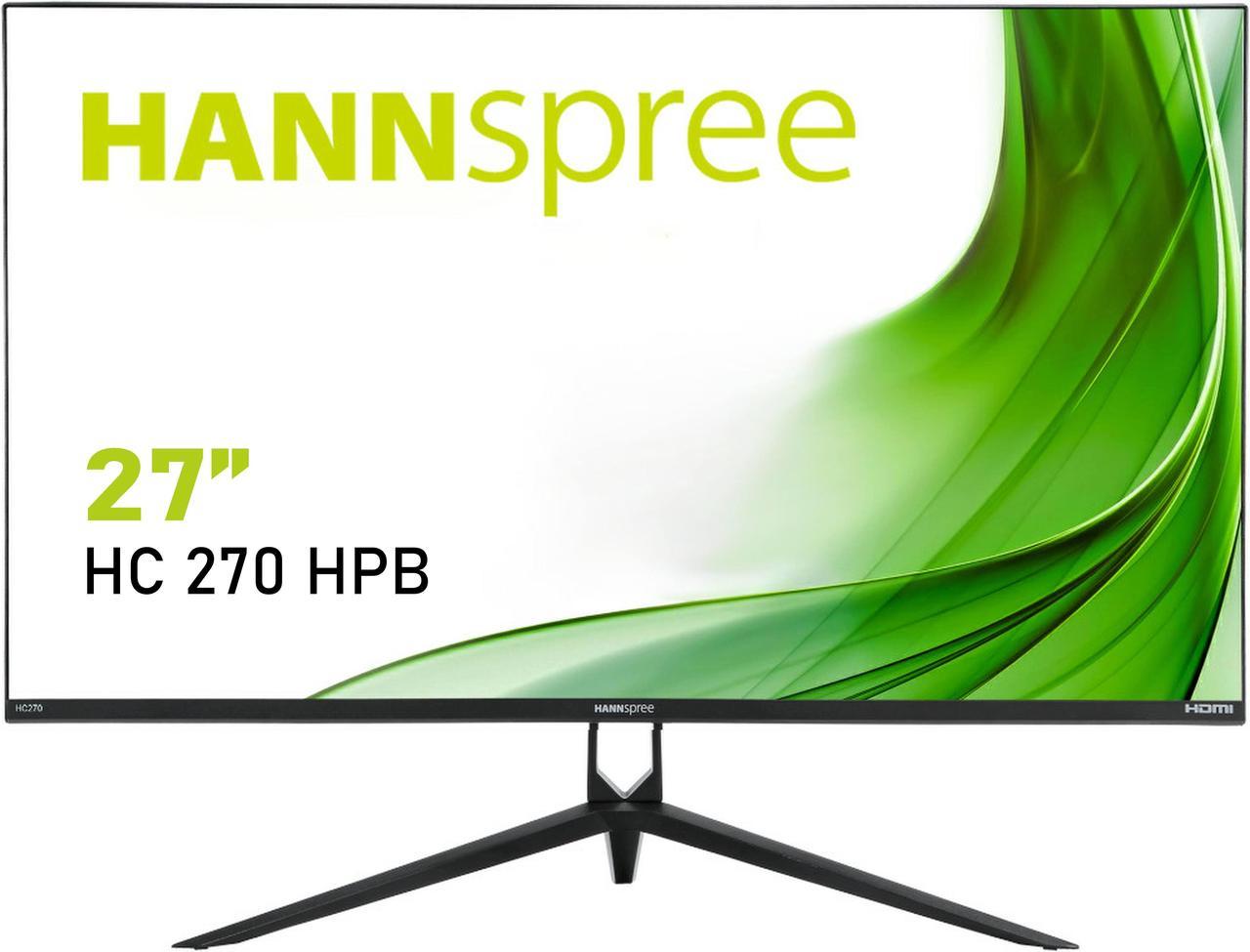 HANNspree HC270HPB 27" Full HD 1920 x 1080 60 Hz D-Sub, HDMI Built-in Speakers Monitor