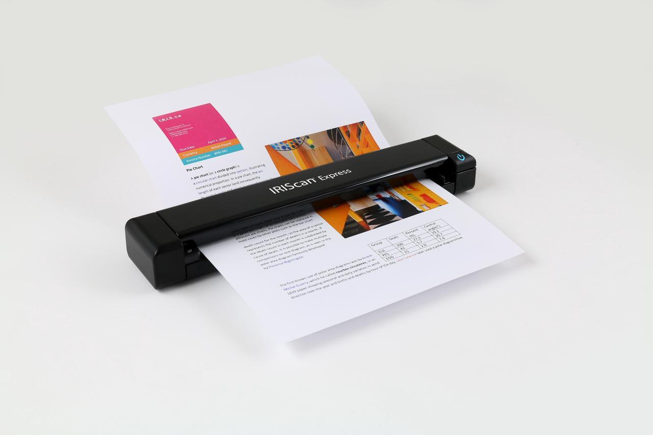 IRIS IRIScan Express 4 - Sheetfed scanner - Contact Image Sensor (CIS) - A4/Letter - 1200 dpi - USB