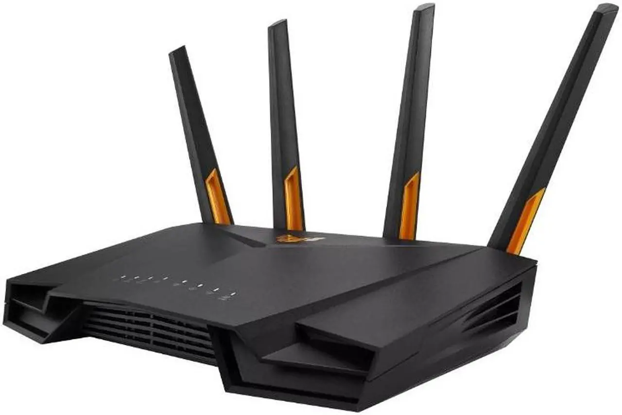 Alt view image 2 of 12 - ASUS TUF Gaming AX4200 wireless router 2,5 Gigabit Ethernet Dual-band (2.4 GHz / 5 GHz) Black, Orange