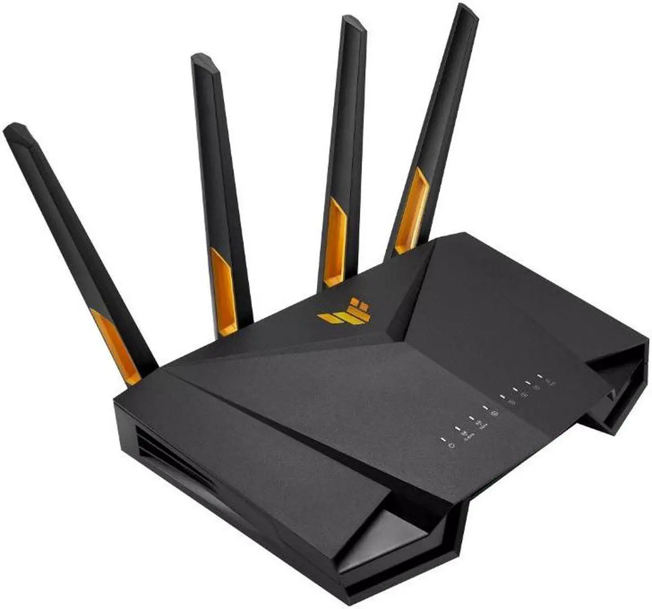 Alt view image 3 of 12 - ASUS TUF Gaming AX4200 wireless router 2,5 Gigabit Ethernet Dual-band (2.4 GHz / 5 GHz) Black, Orange