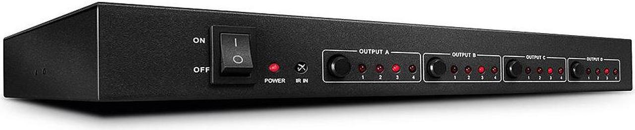 Lindy HDMI 4K UHD 4x4 Matrix - video/audio switch