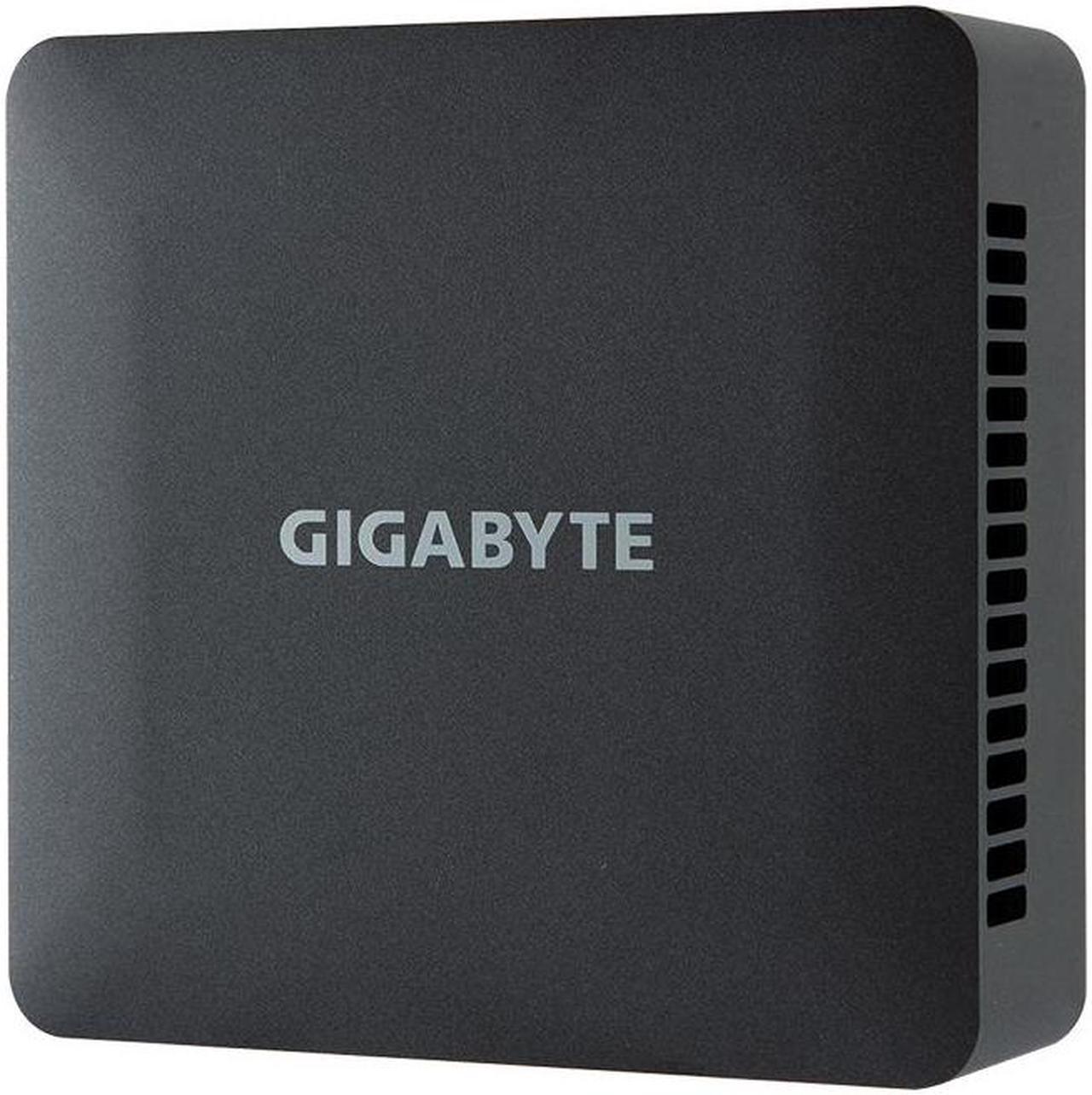 GIGABYTE GB-BRI3H-1315, with Intel Core i3-1315U , 	2 x HDMI 2.1, 2 x USB 3.2 Gen 2 Type-C with DP alt Mode, Black Mini-PC Barebone- US Cord