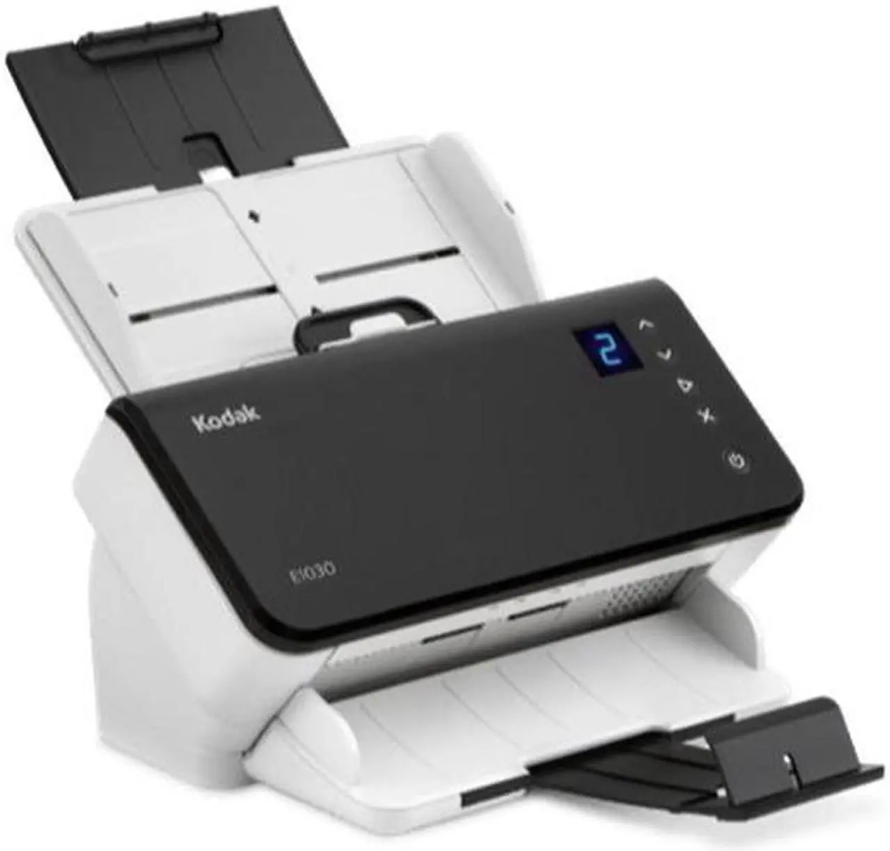 Alt view image 6 of 10 - Kodak Alaris E1030 Sheetfed Scanner - 600 dpi Optical - 24-bit Color - 30 ppm (Mono) - 30 ppm (Color) - Duplex Scanning - USB