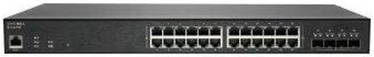 Alt view image 17 of 17 - SonicWall SWS14-24FPOE Ethernet Switch 24 Ports - Manageable - Gigabit Ethernet, 10 Gigabit Ethernet - 10/100/1000Base-T, 10GBase-X - 2 Layer Supported - Modular - 500.40 W Power Consumption 02SSC8377