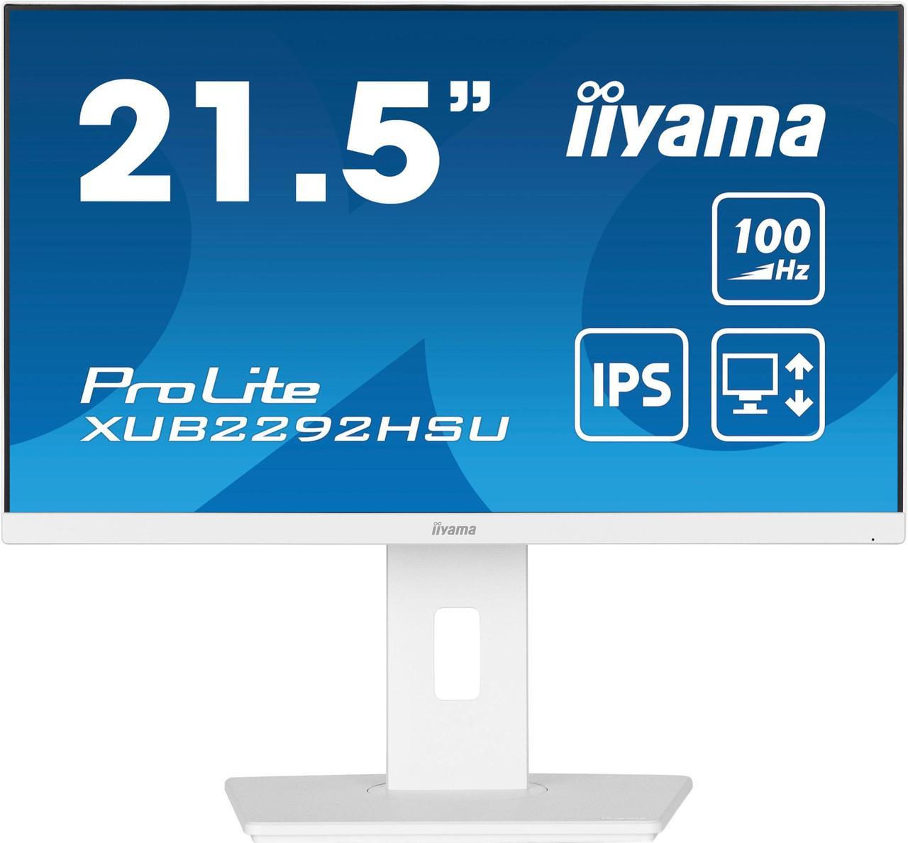 iiyama LED-Display ProLite XUB2292HSU-W6 - 55.9 cm (22") - 1920 x 1080 Full HD