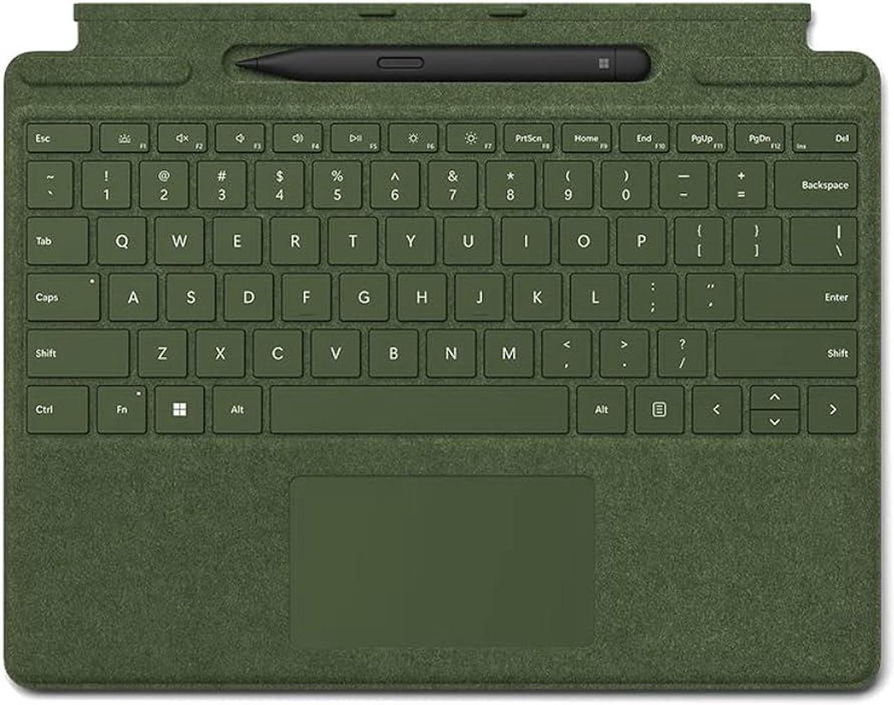 Microsoft Surface Pro 10/11 Keyboard inkl. Pen2 + Copilot Taste - Platin