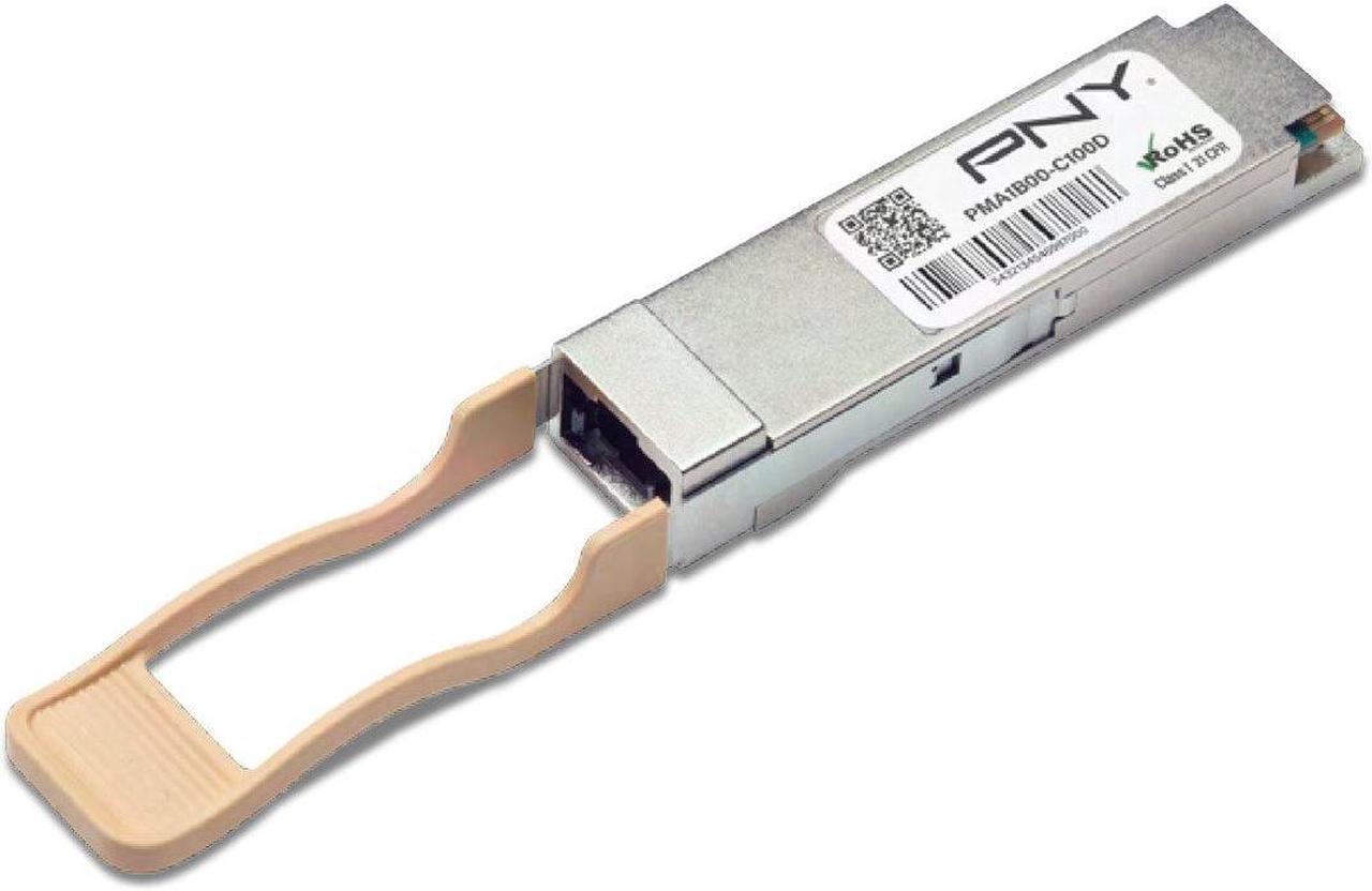 NVIDIA - QSFP28 transceiver module - 100GBase-X - MPO multi-mode - up to 100 m - 850 nm