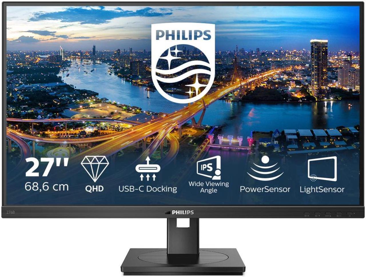 Philips 276B1 - LED monitor - 27" - 2560 x 1440 QHD @ 75 Hz - IPS - 350 cd/m - 1000:1 - 4 ms - 2xHDMI, DisplayPort, USB