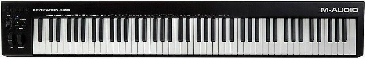 M-AUDIO Keystation 88 MK3 MIDI keyboard 88 keys USB Black, White