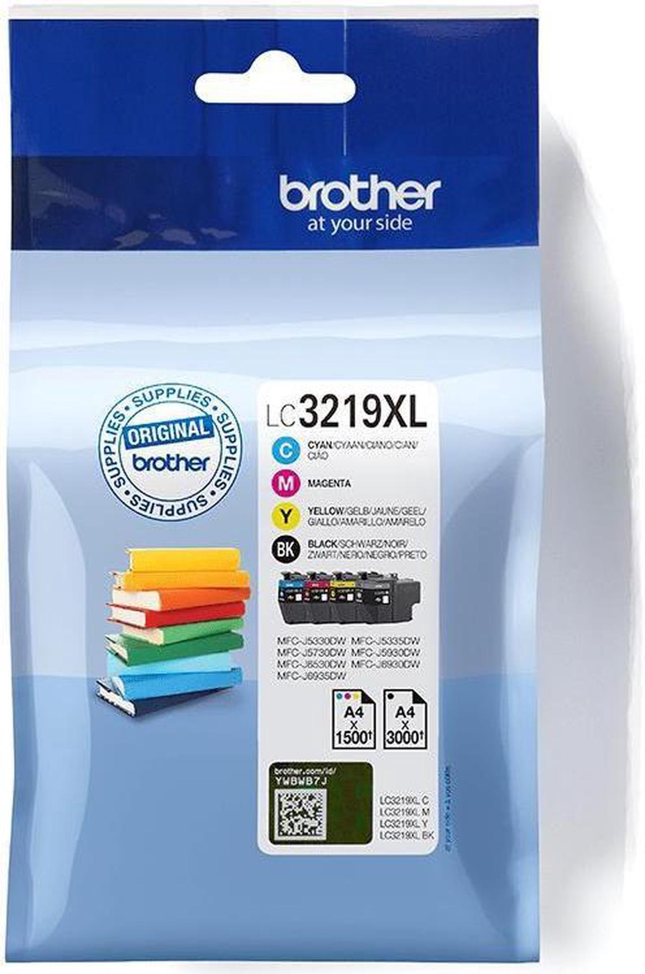 Brother LC3219XL Value Pack - 4-pack - XL - black, yellow, cyan, magenta - original - ink cartridge - for Brother MFC-J5