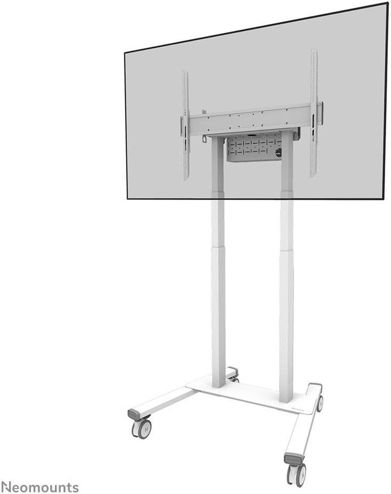 Neomounts FL55-875WH1 - Cart - for flat panel - motorised - lockable - steel - white - screen size: 55"-100" - for Neomo