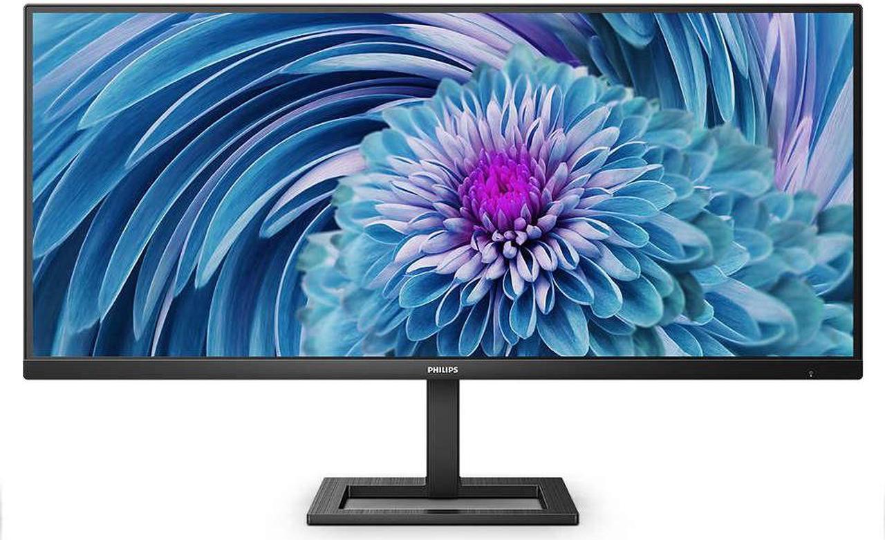 Philips E-line 346E2LAE - LED monitor - 34" - 3440 x 1440 WQHD @ 100 Hz - VA - 300 cd/m - 4000:1 - 1 ms - HDMI, Display