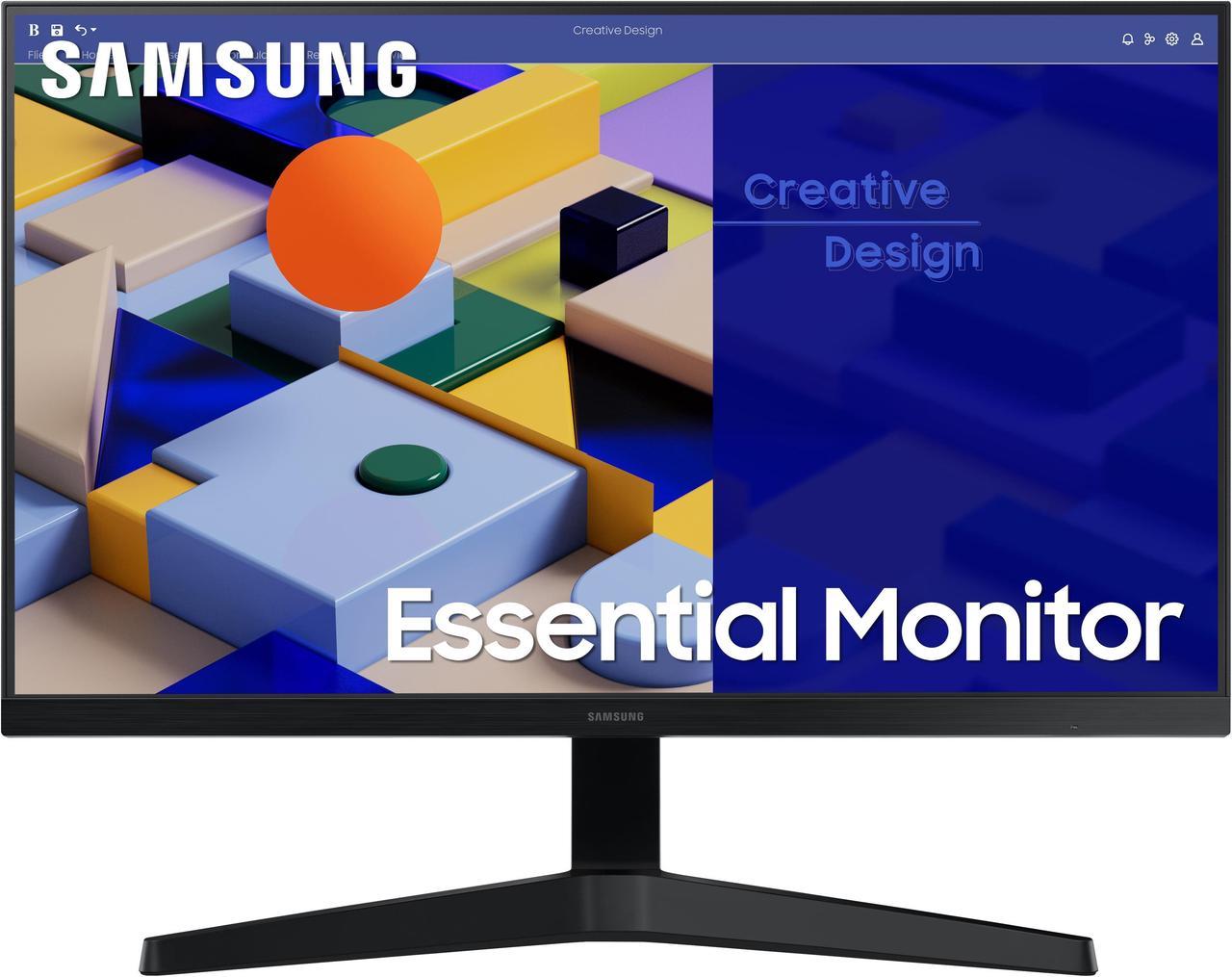 61cm/24'' (1920x1080) Samsung S24C314EAU Essential 16:9 5ms IPS HDMI VGA Full HD Black