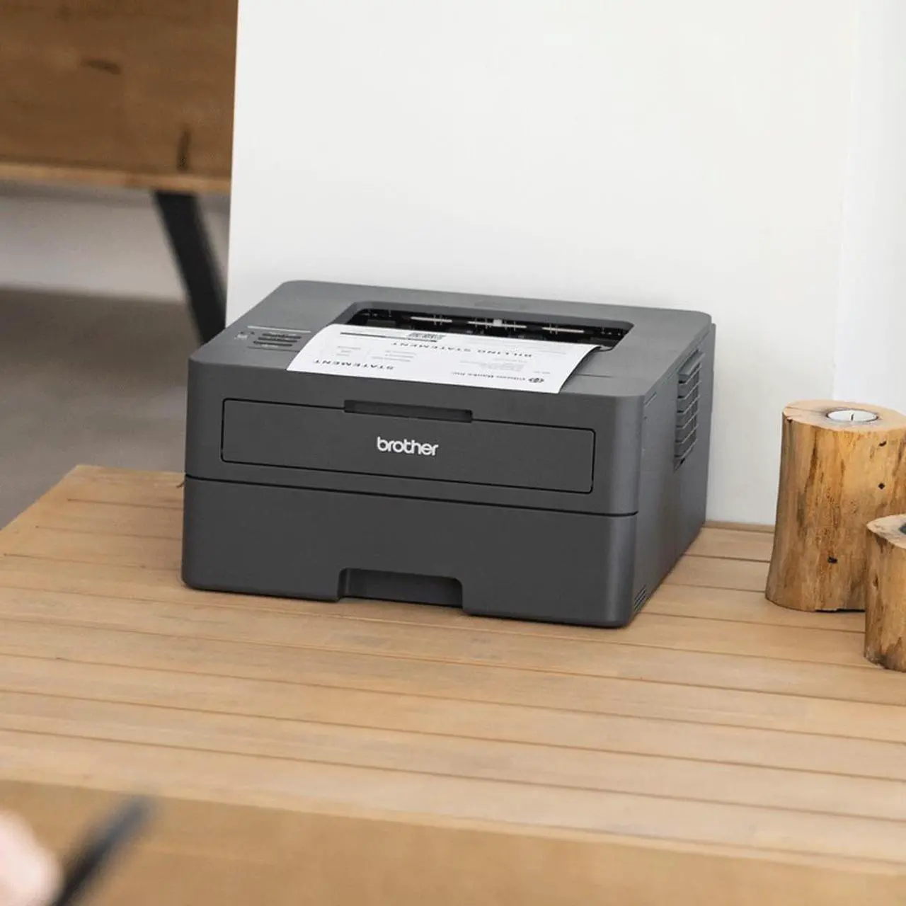 Alt view image 5 of 6 - Brother HL-L2400D Compact Monochrome Laser Printer, Duplex, USB-connected, clear, sharp black & white printing