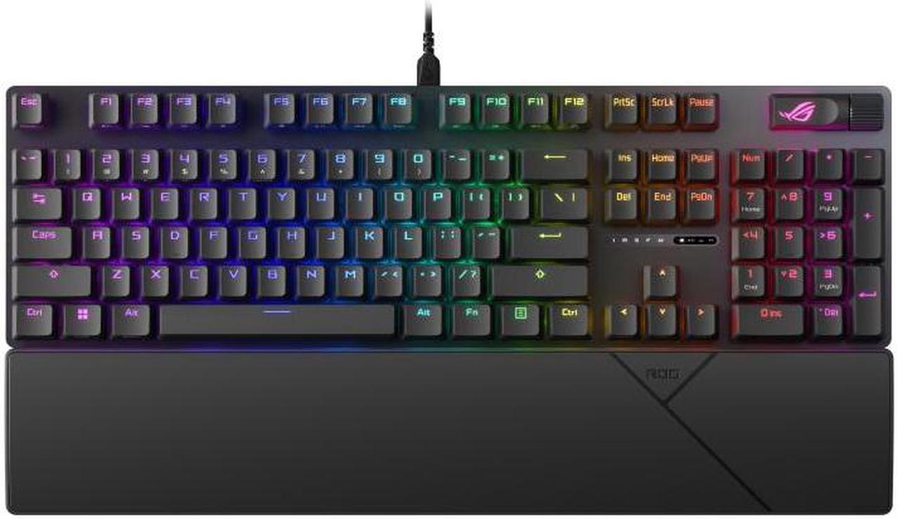 ASUS ROG Strix Scope II - keyboard - 100% full size - QWERTZ - German - black Input Device