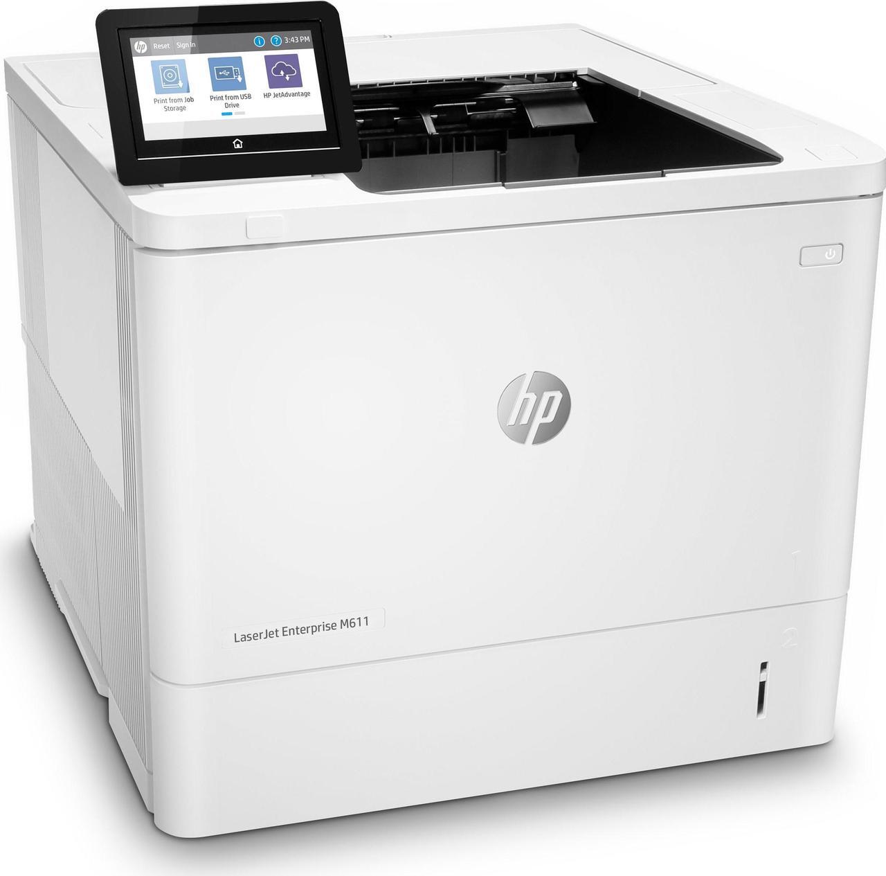 Alt view image 3 of 7 - HP LASERJET ENT M611DN PRINTER