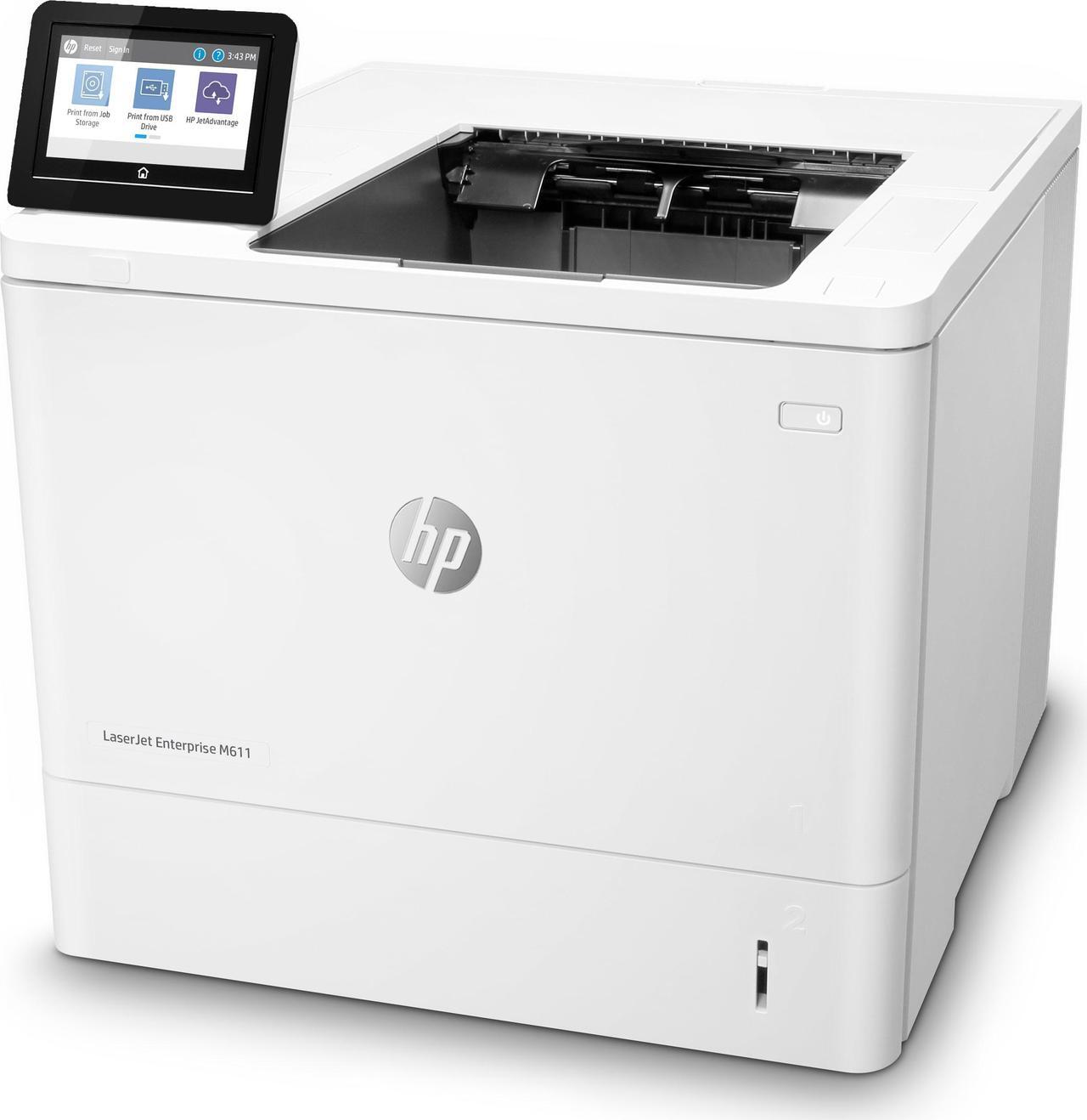 Alt view image 2 of 7 - HP LASERJET ENT M611DN PRINTER