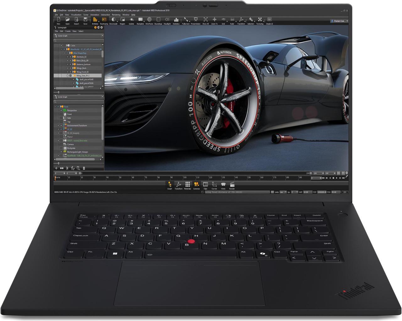 Lenovo ThinkPad P1 Gen 7 21KV - Intel Core Ultra 9 - 185H / up to 5.1 GHz - Intel Evo vPro Enterprise Platform - Win 11