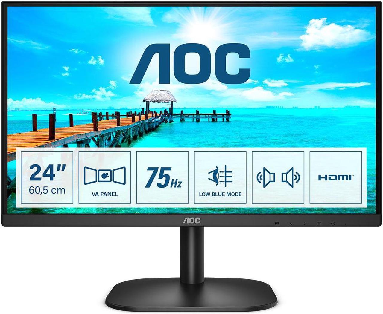 AOC 24B2XDAM - B2 Series - LED monitor - Full HD (1080p) - 24"