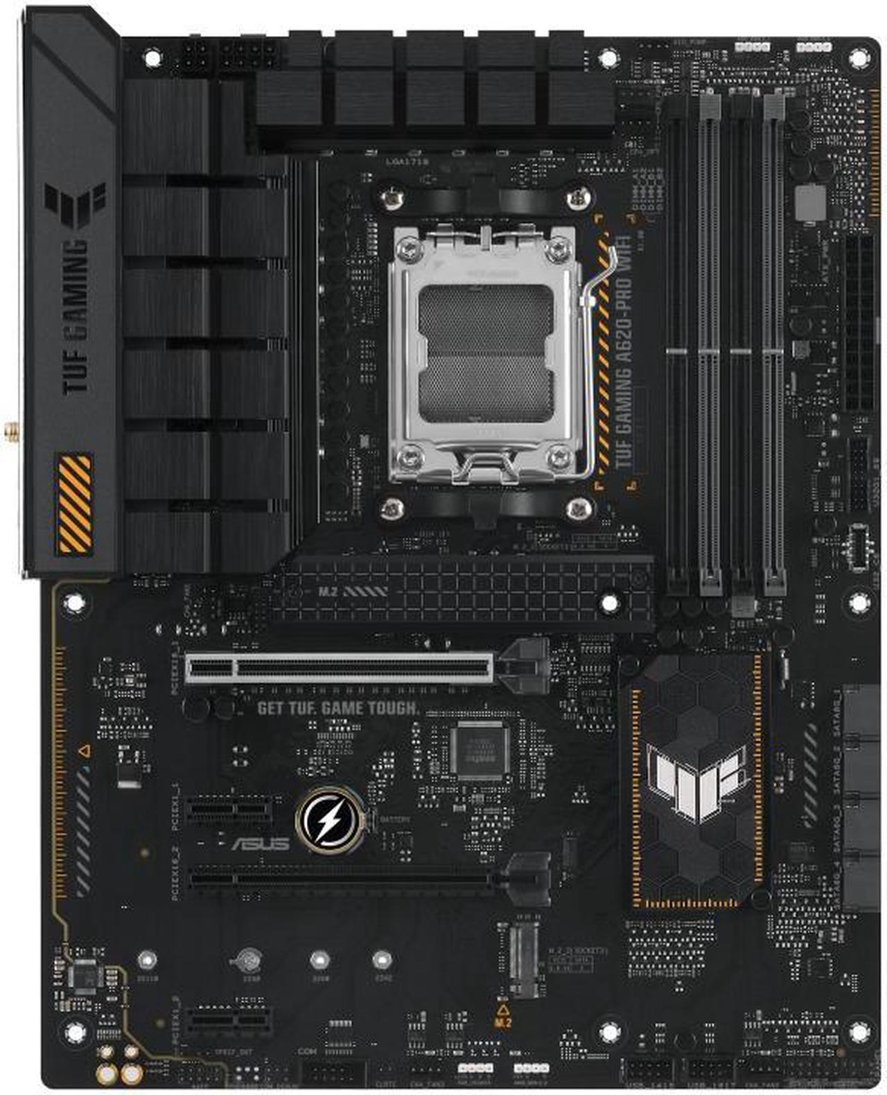 ASUS TUF GAMING A620-PRO WIFI - Motherboard - ATX - Socket AM5 - AMD A620 Chipset - USB 3.1 Gen 1, USB-C 3.2 Gen 1 - 2.5