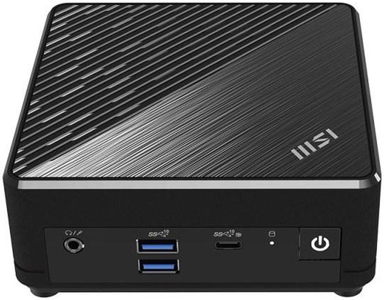 MSI Cubi ADL-002EU N100 mini PC Intel Celeron N 4 GB DDR4-SDRAM 128 GB SSD Windows 11 Pro Workstation Black