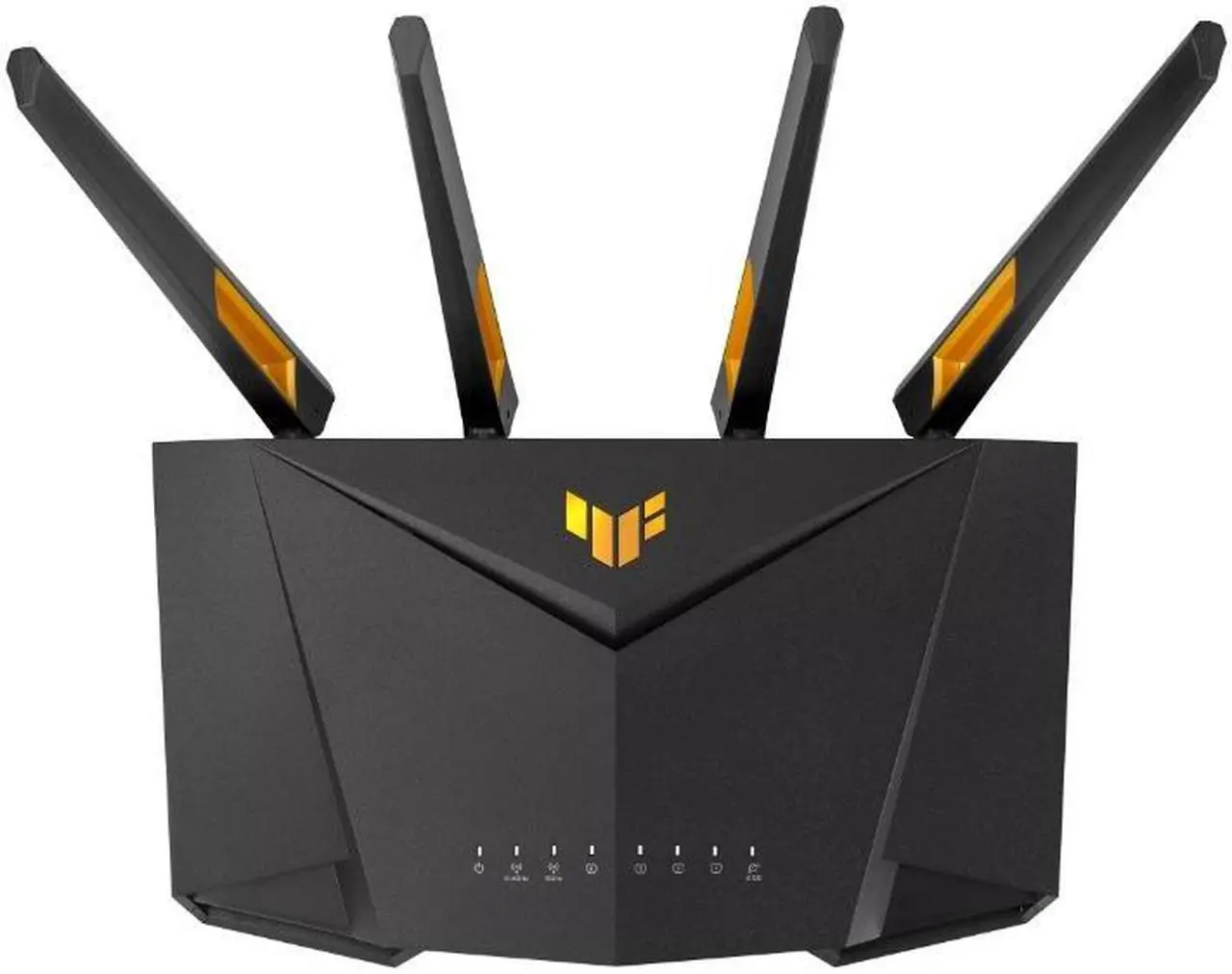 Alt view image 6 of 12 - ASUS TUF Gaming AX4200 wireless router 2,5 Gigabit Ethernet Dual-band (2.4 GHz / 5 GHz) Black, Orange