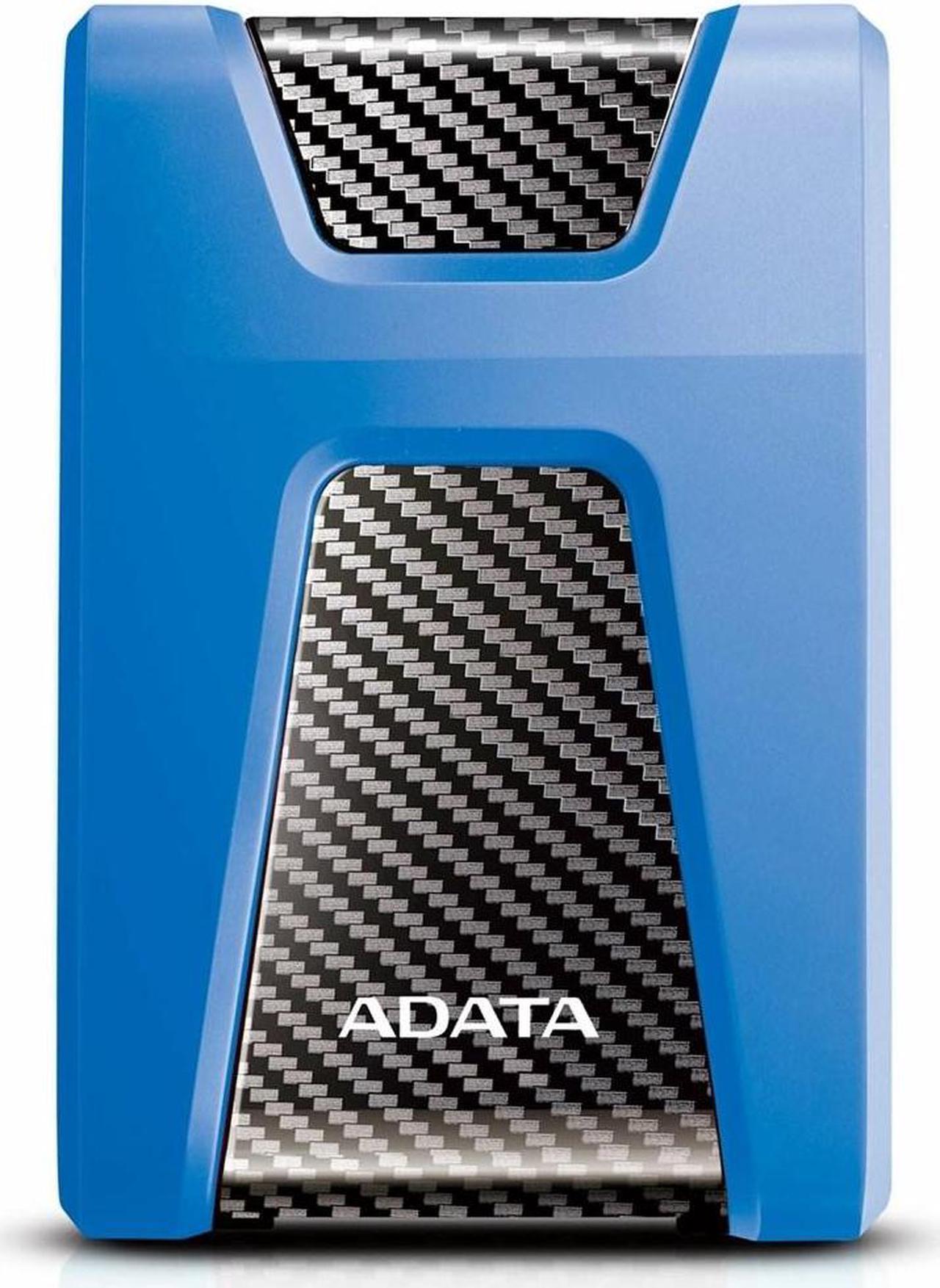 Alt view image 15 of 15 - ADATA Durable Series HD650: 2TB Blue External USB 3.1 Portable Hard Drive Gaming Console Compatible