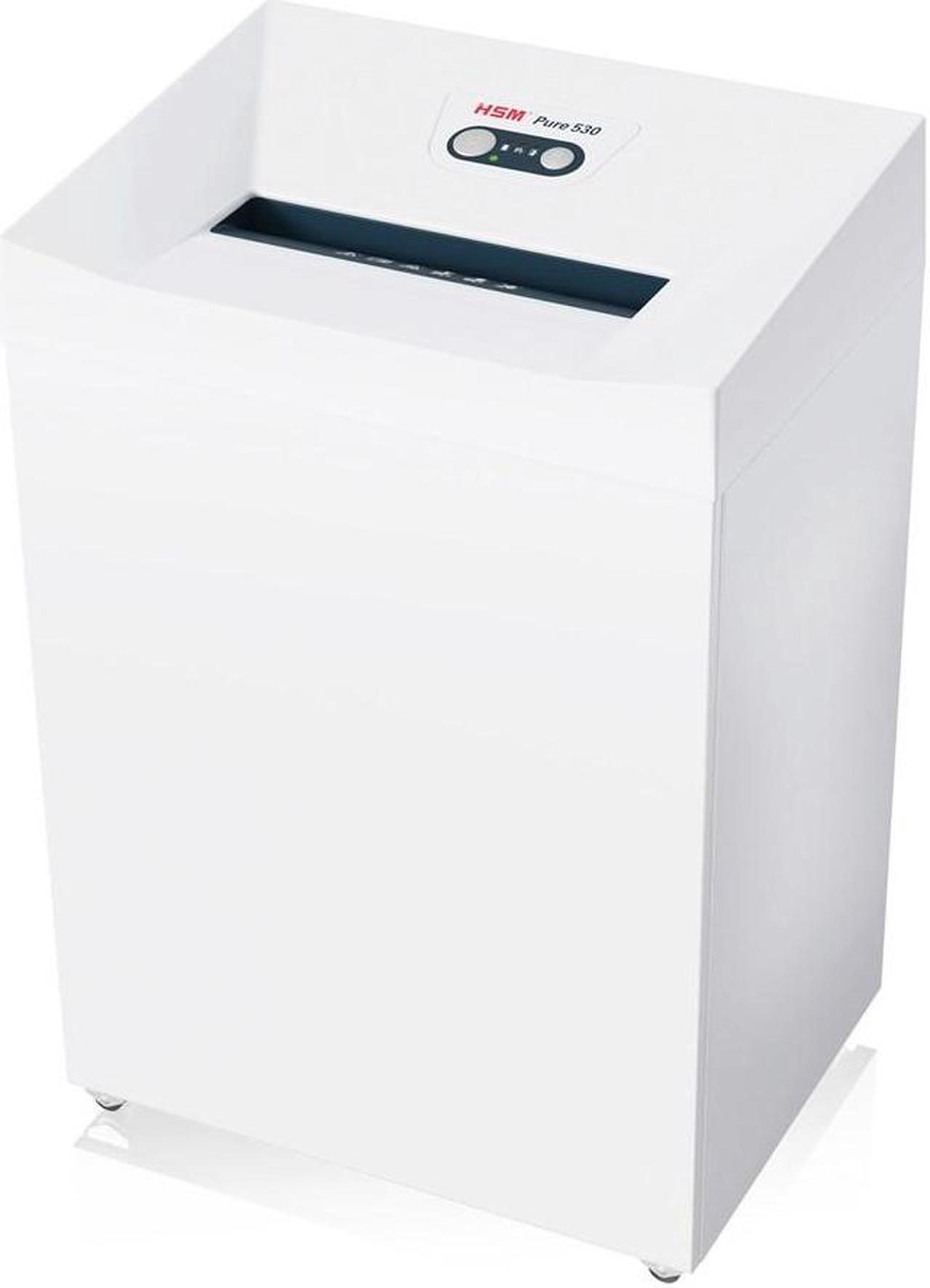 HSM Pure 530 paper shredder Particle-cut shredding 55 dB 30 cm White