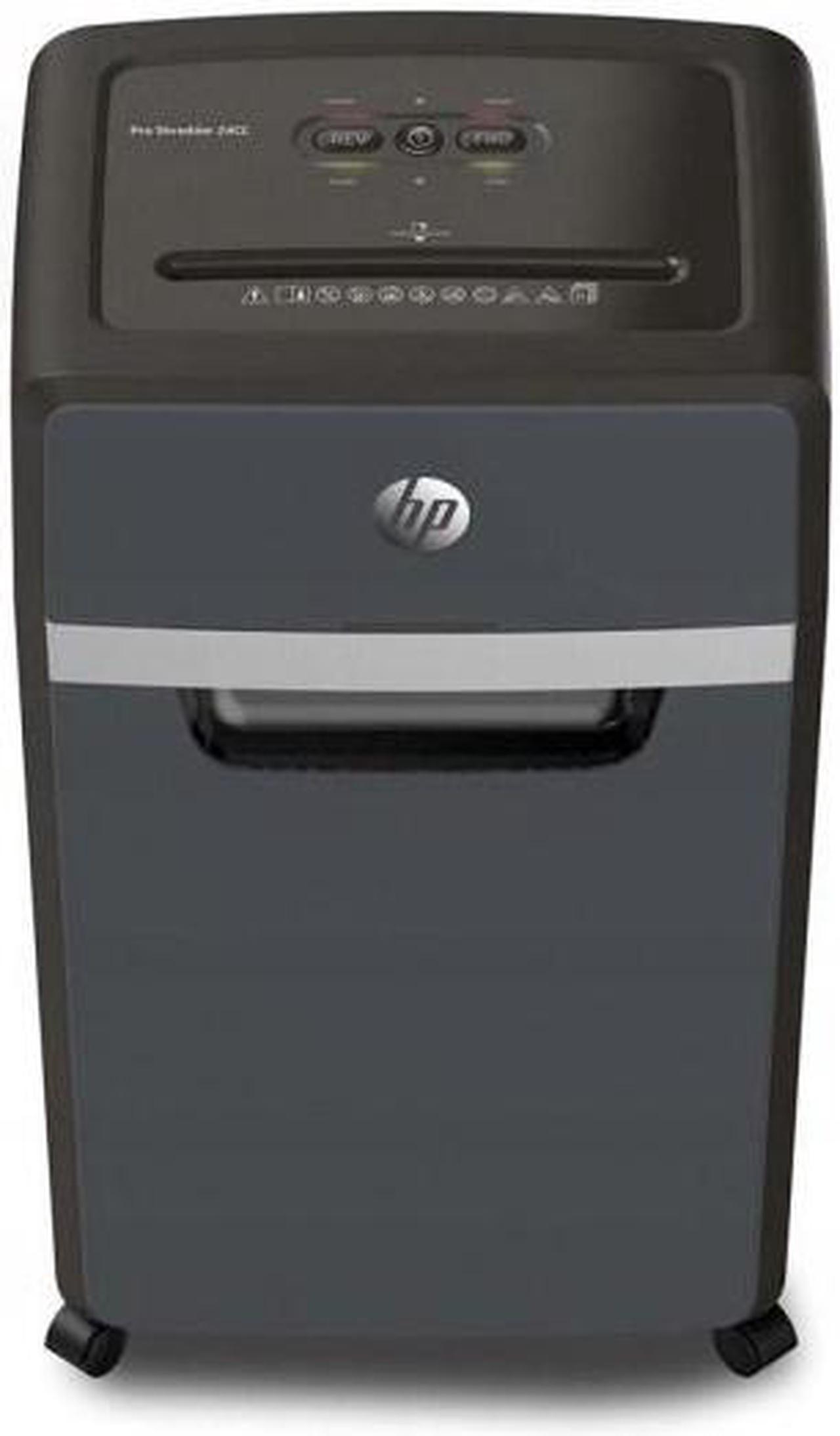 HP PRO SHREDDER 24CC, P-4, 24 cards, 30l, dark grey