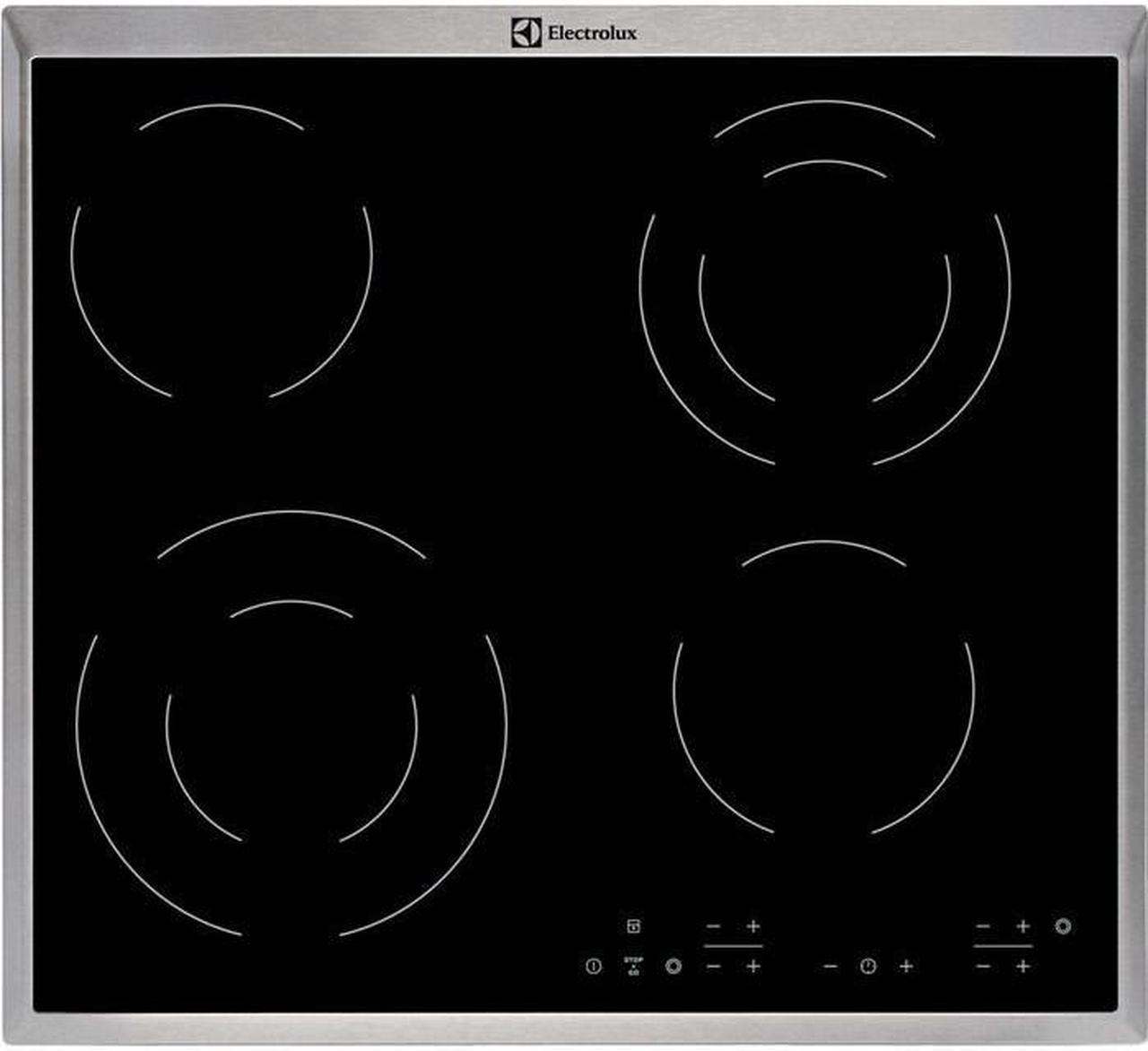 Electrolux EHF6342XOK hob Black Built-in Ceramic 4 zone(s)