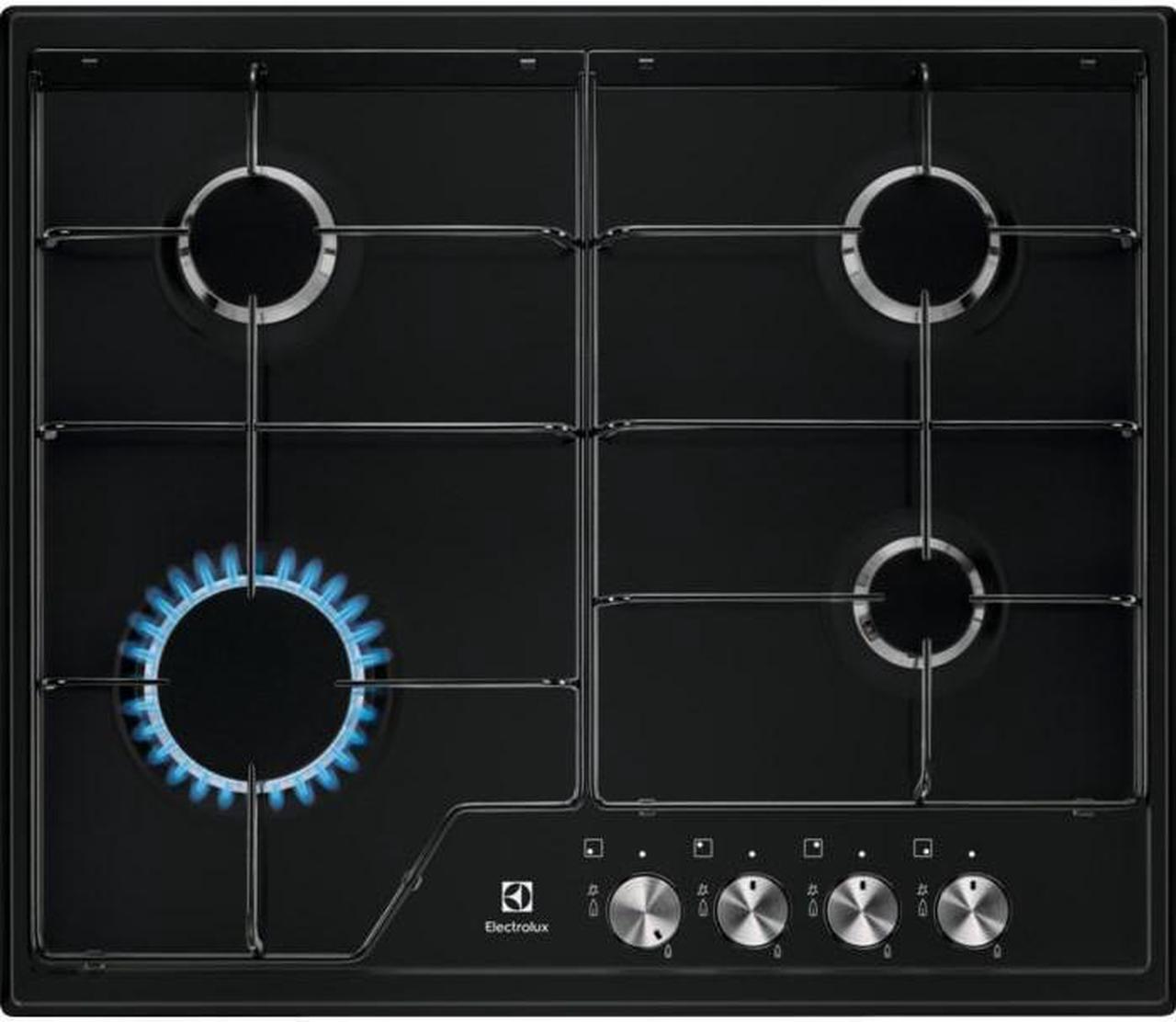 Electrolux EGS6424K hob Black Built-in 60 cm Gas 4 zone(s)