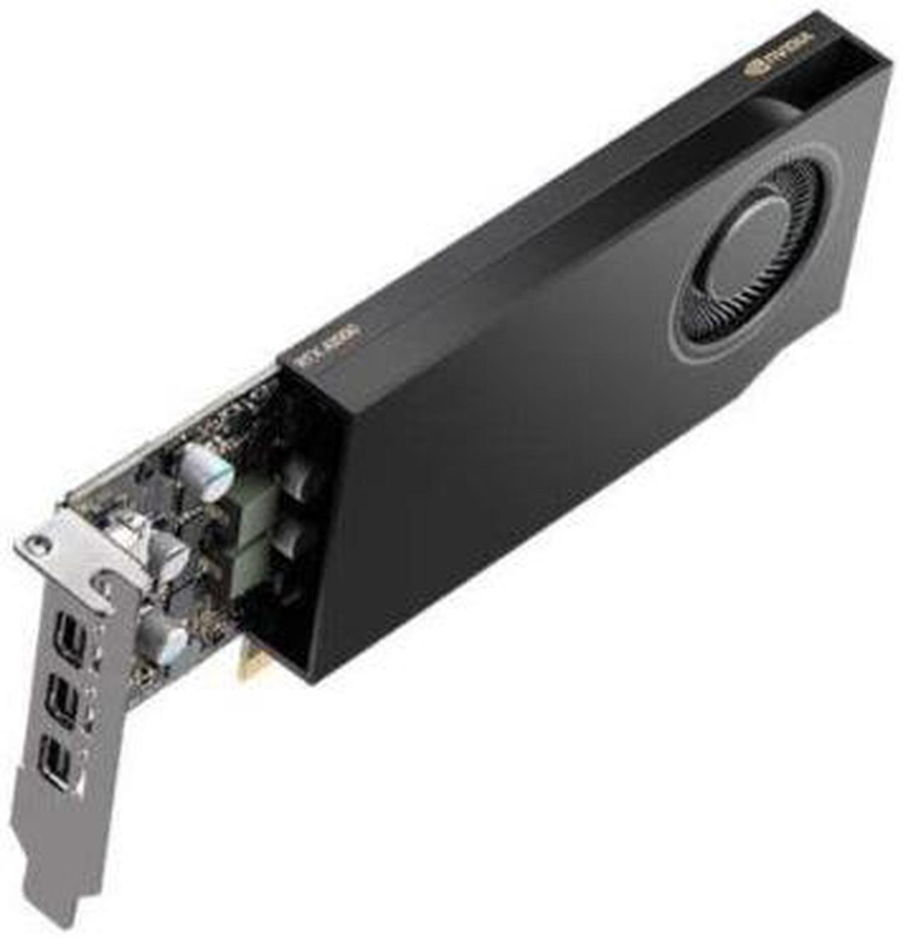 NVIDIA RTX A1000 Low Profile Graphics card 8GB GDDR6 PCI4.0 x8 4x Mini DisplayPort - RETAIL BOXED-ATX I/O bracket attach