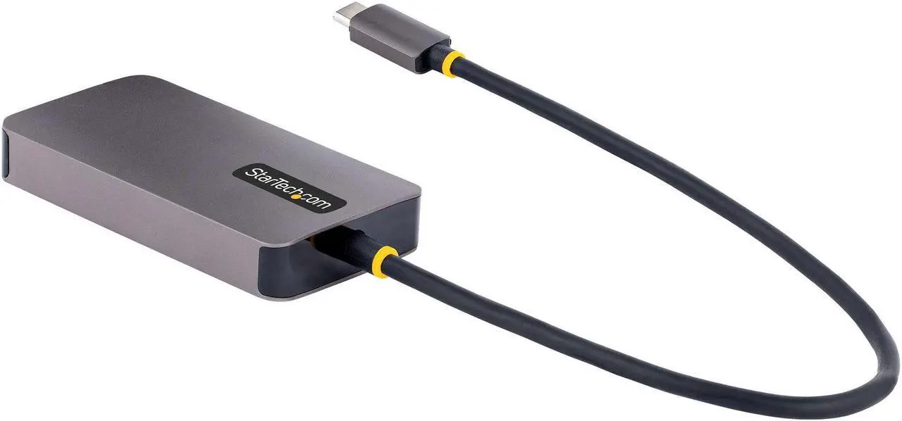 Alt view image 3 of 11 - StarTech USB C to HDMI DVI VGA Video Adapter 118USBCHDMIVGADVI