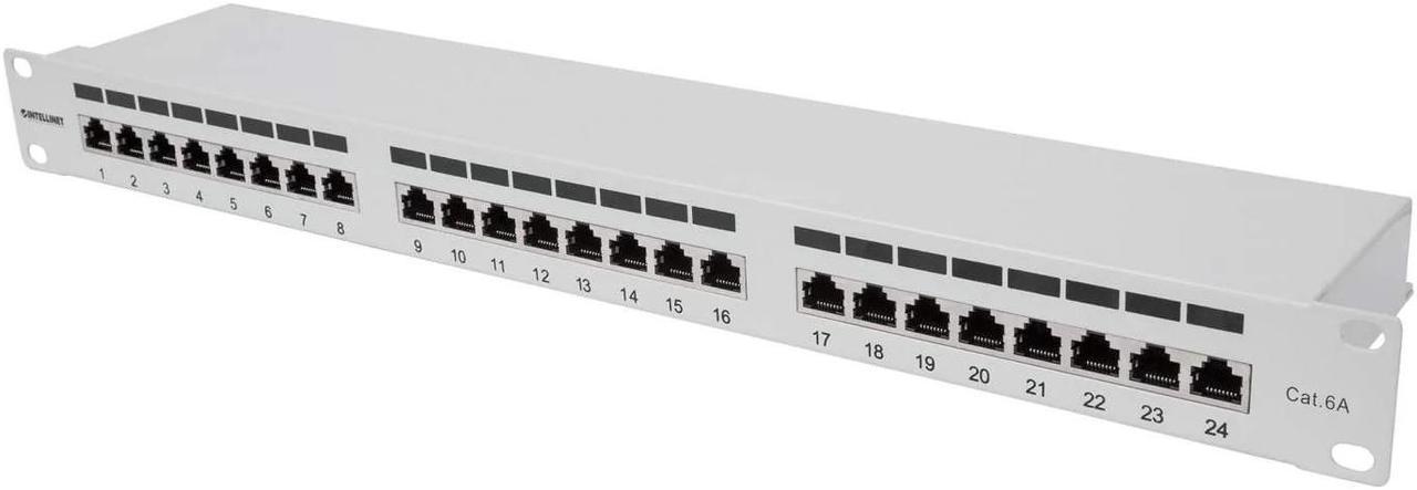 CAT6A PATCH PANEL 24-PORT FTP-