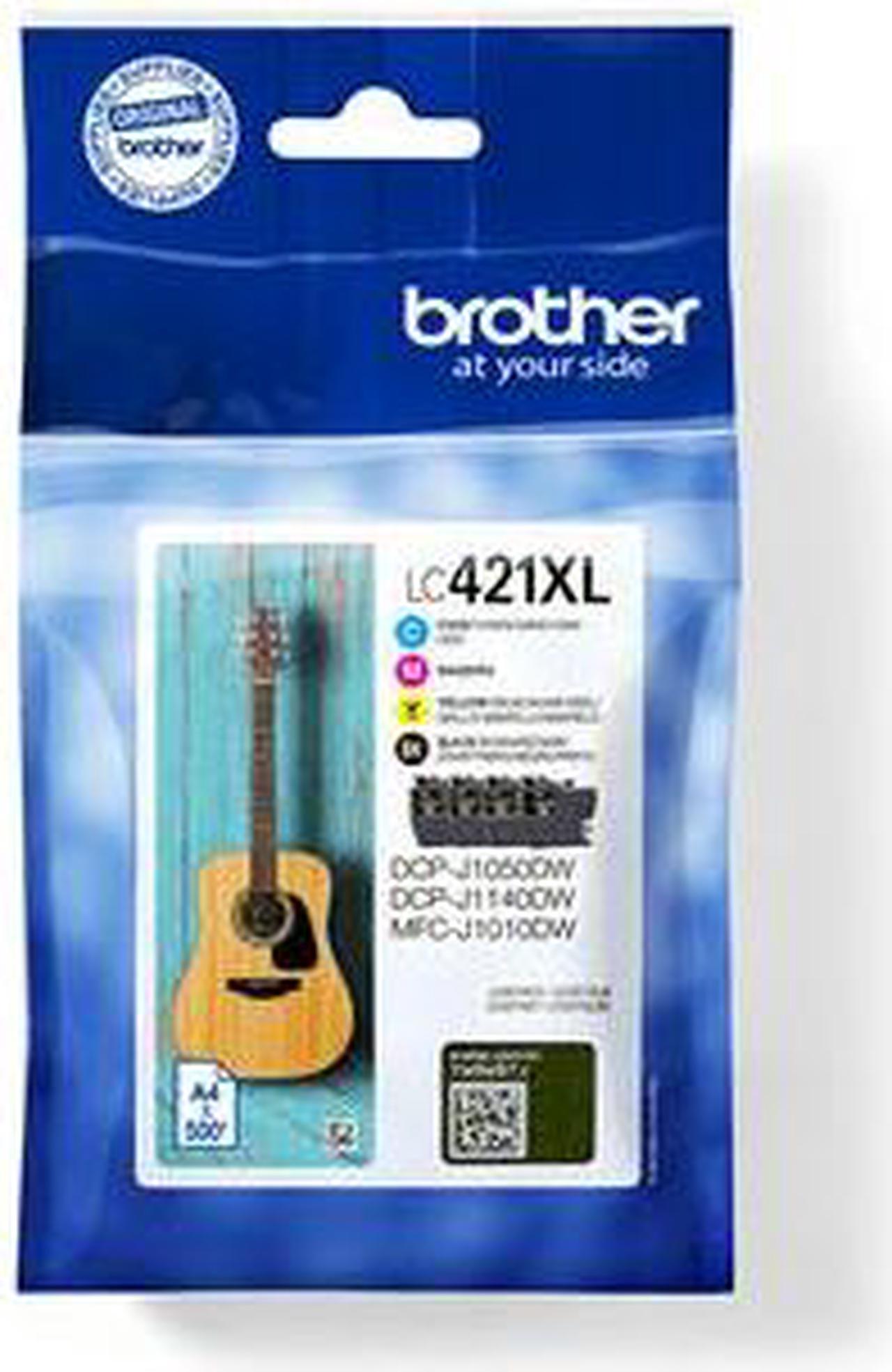 Brother LC421XL Value Pack - 4-pack - XL - black, yellow, cyan, magenta - original - ink cartridge