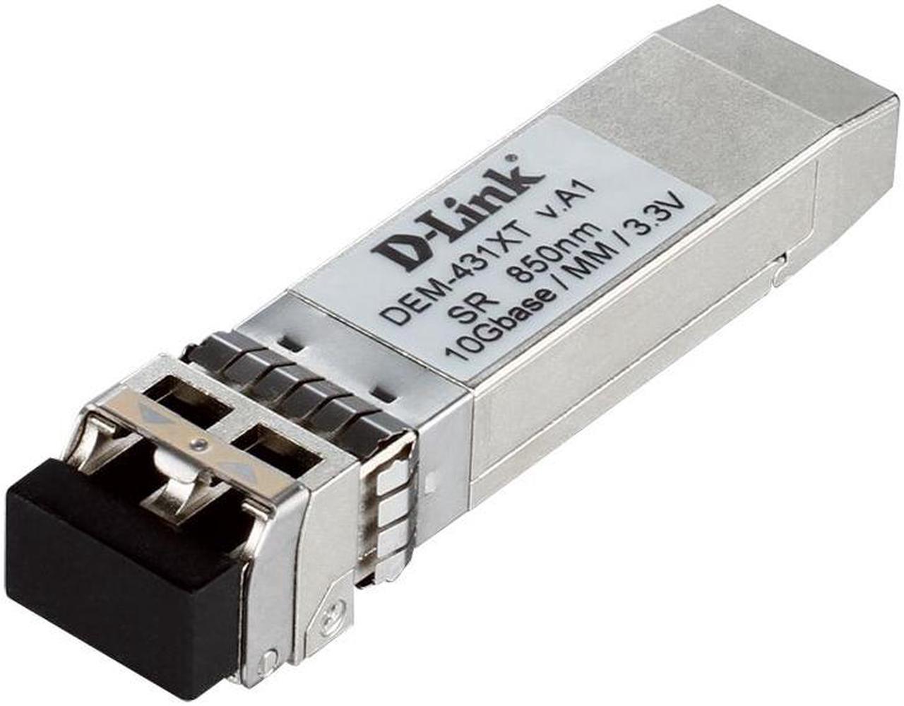 D-Link DEM-431XT SFP+ 10GBASE-SR Multi-Mode Fibre Transceiver (300m)