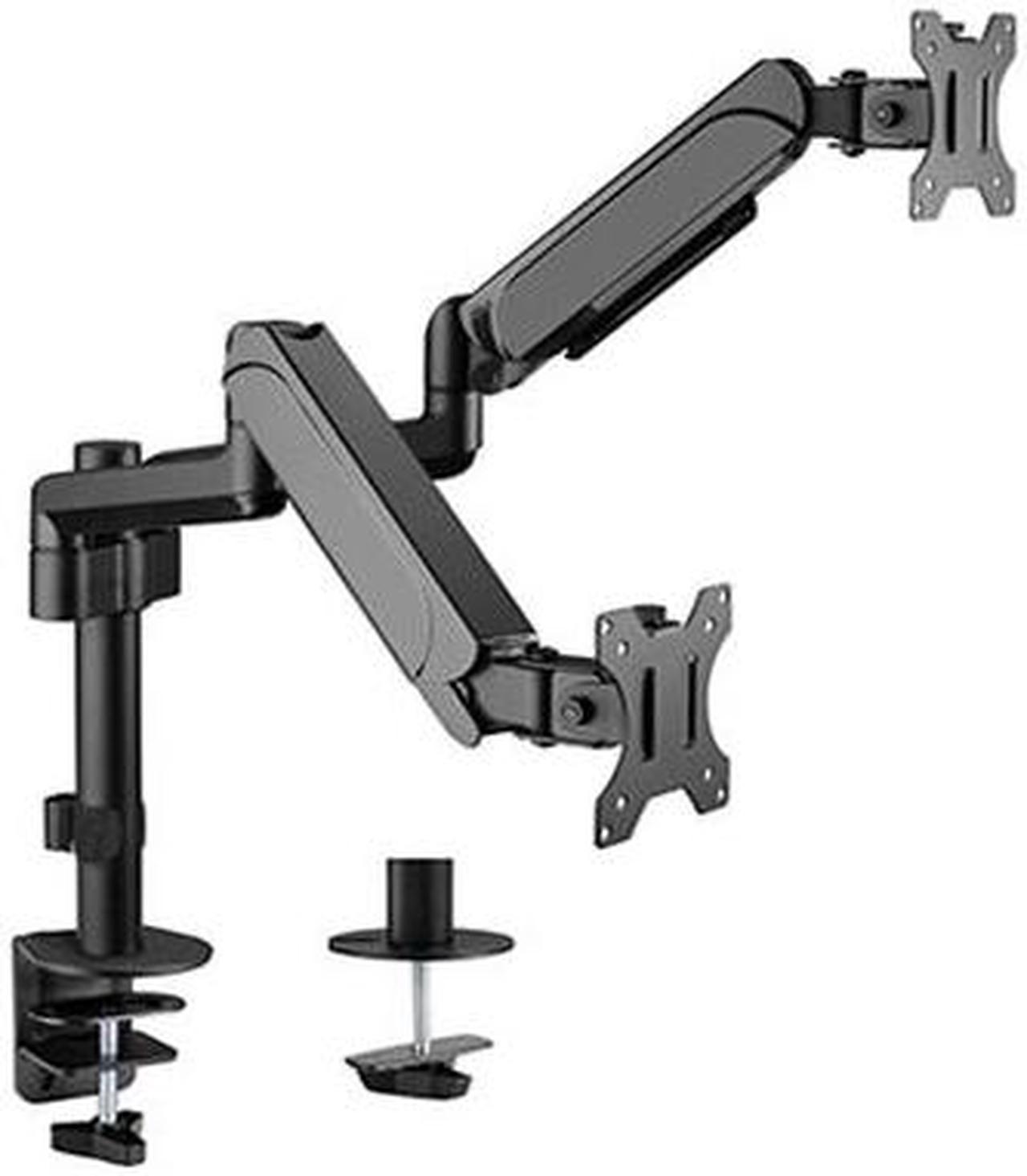 Gembird MA-DA2P-01 Adjustable desk 2-display mounting arm, 17-32, up to 9 kg