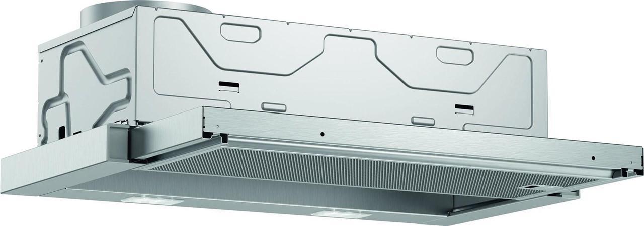 Bosch Serie 2 DFL063W56 cooker hood Semi built-in (pull out) Metallic 328 m³/h