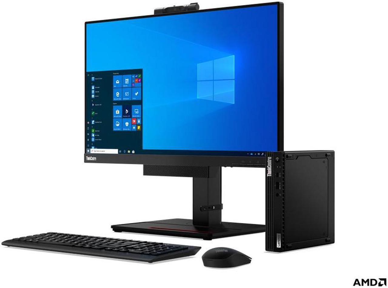 Lenovo ThinkCentre M75q Gen 2 11JN - Tiny Ryzen 5 5600GE / up to 4.4 GHz - RAM 8 GB - SSD 256 GB - TCG Opal Encryption,