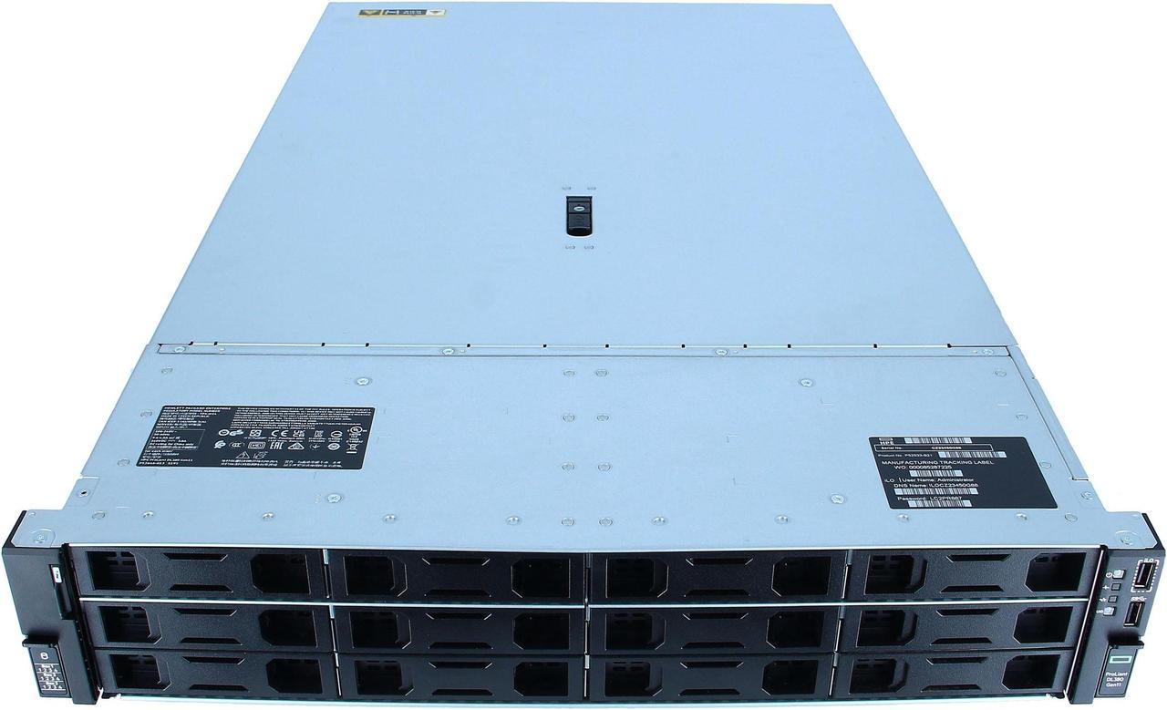 HPE ProLiant DL380 Gen11 4510 2.4GHz 12c 64GB-R 12LFF MR416i-p 2x8TB SATA HDD 2x1000W PS EMEA Server - This HPE pre buil