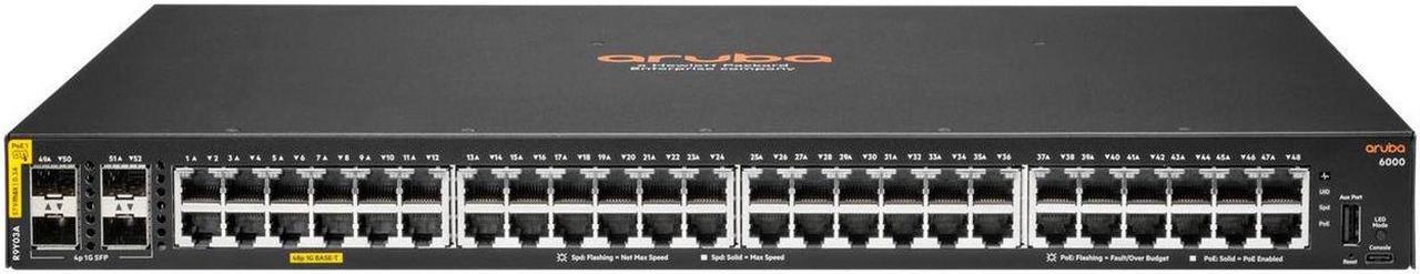 ARUBA 6000 48G CL4 4SFP 740W SW