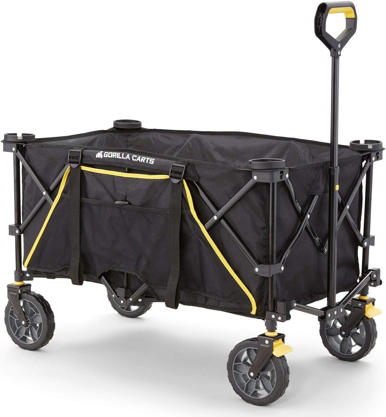 COLLAPSIBLE CART WAGON BLACK