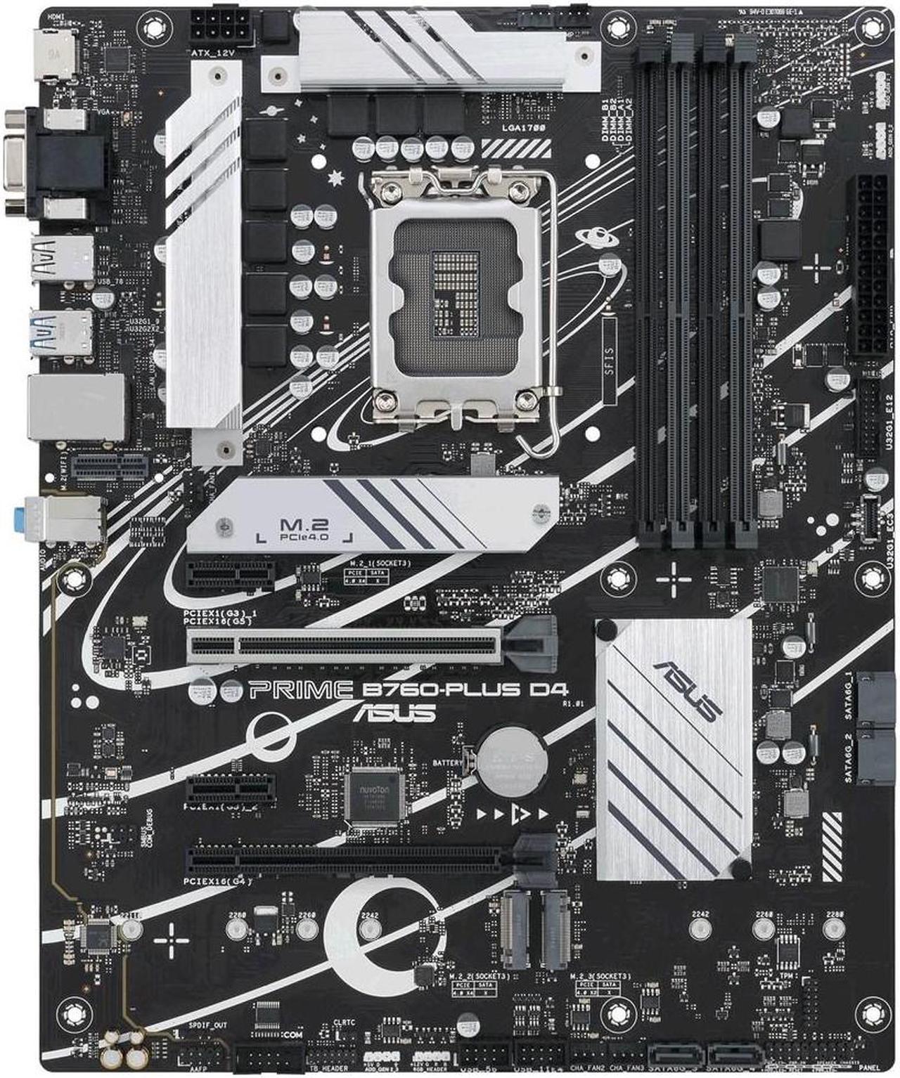 ASUS Mainboard PRIME B760-PLUS - ATX - LGA 1700 - Intel B760